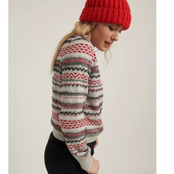 Lucky Brand Striped Fairisle Sweater. - Picture 6 of 7